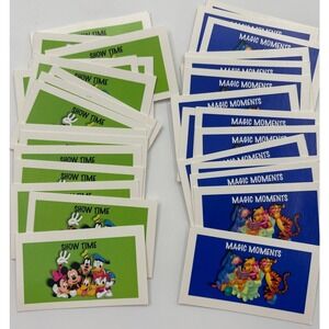 Magic Moments & Show Time Cards Replacement Lot – 2001 Monopoly Disney Edition